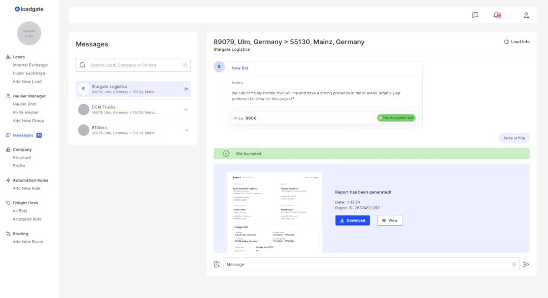 Dashboard Screenshot